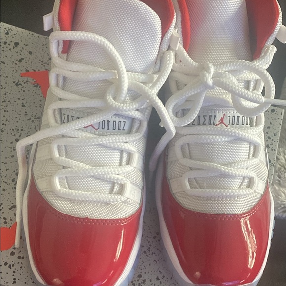 Kids Red and White Sneakers